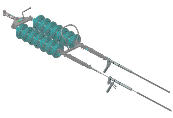 Overhead Spring Cable Support Overhead accessories - Overhead line fittings